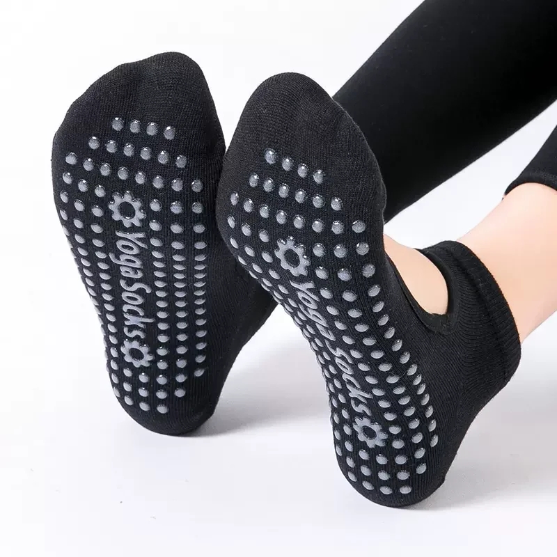Pilates Yoga Grip Socks - Mulheres de alta qualidade meias de