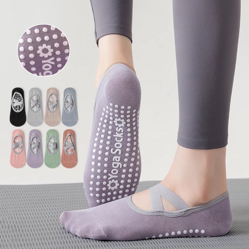 Pilates Yoga Grip Socks - Meias de yoga com fundo de