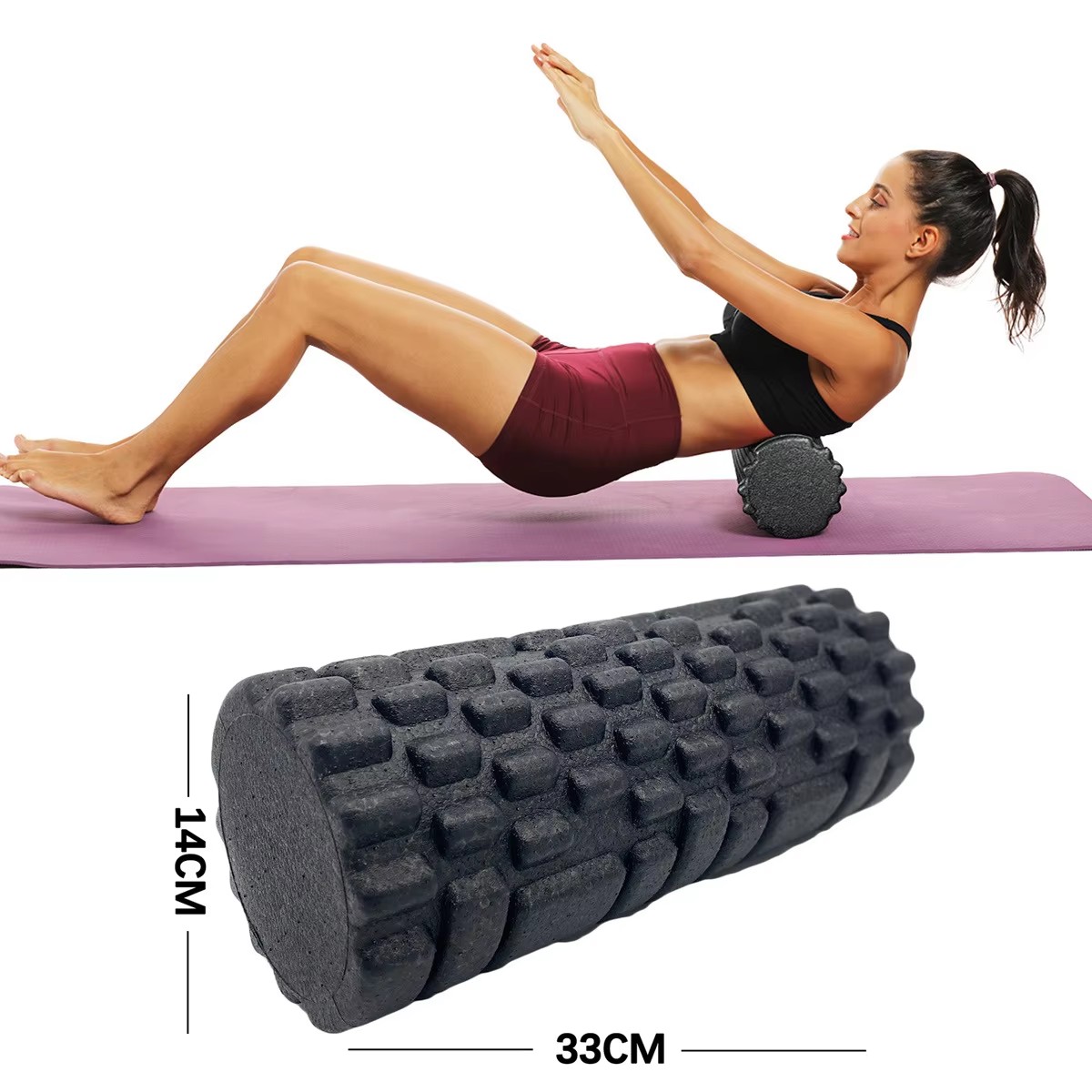 Pilates Yoga Shoes - 30/33cm rolo de espuma de fitness