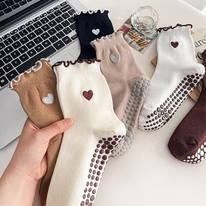 Meias de Yoga Femininas de Alg - Pilates Yoga Grip Socks avaliação e preço