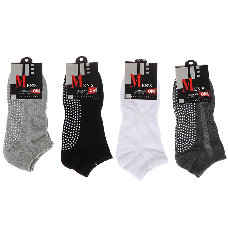 Novo par de meias masculinas d - Pilates Yoga Grip Socks avaliação e preço