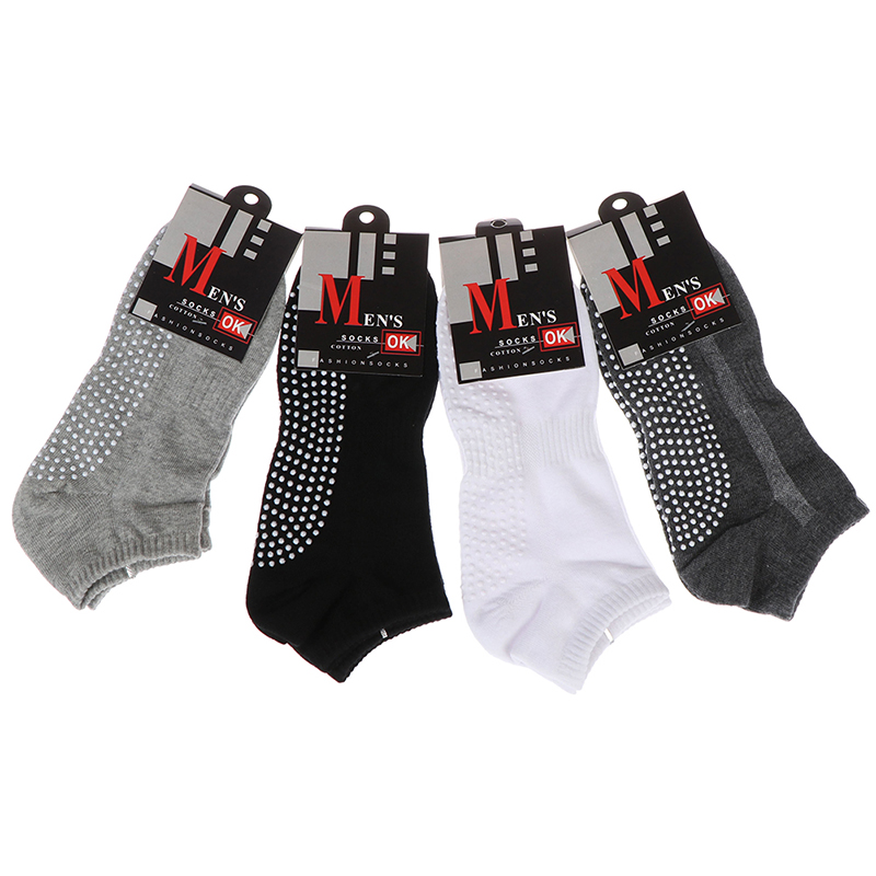 Novo par de meias masculinas d - Pilates Yoga Grip Socks avaliação e preço