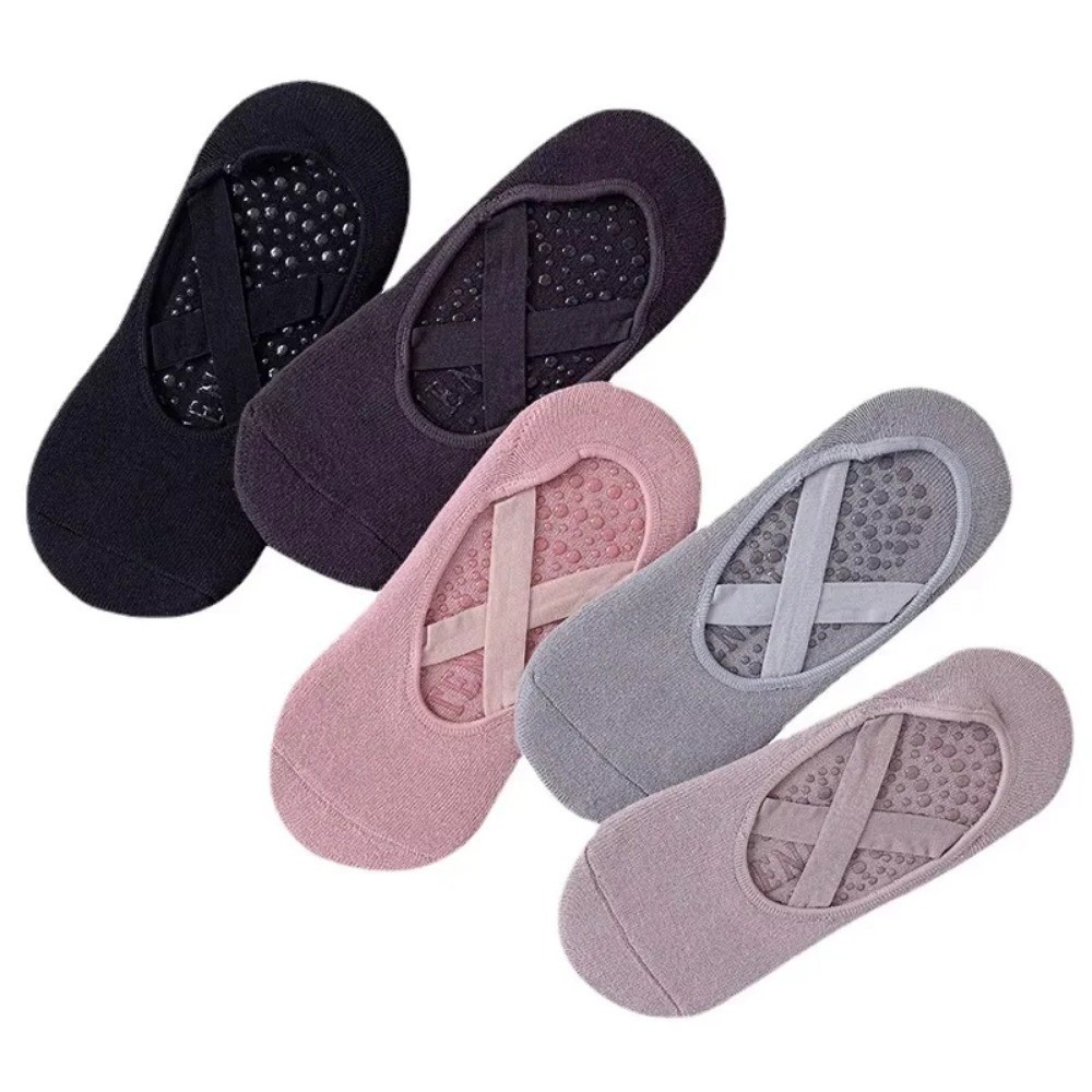 1/3 Pares de Meias de Yoga Fem - Pilates Yoga Grip Socks avaliação e preço