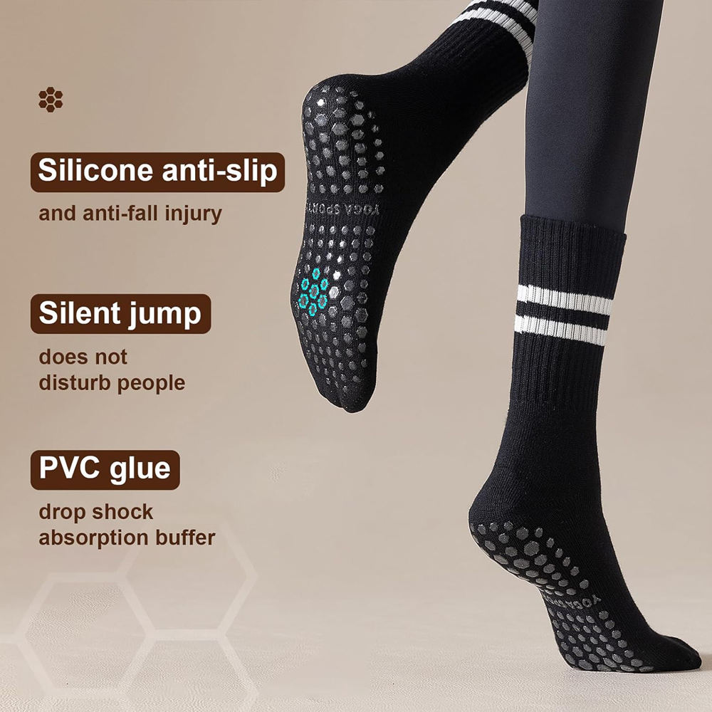 Meias de ioga e pilates com al - Pilates Yoga Grip Socks avaliação e preço