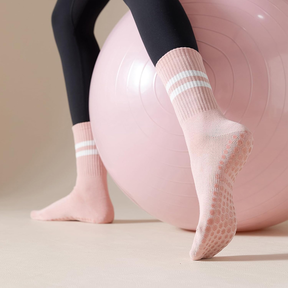 Meias de ioga e pilates com al - Pilates Yoga Grip Socks avaliação e preço