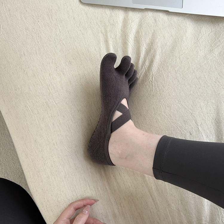 Meias de Yoga Femininas com Ti - Pilates Yoga Grip Socks avaliação e preço