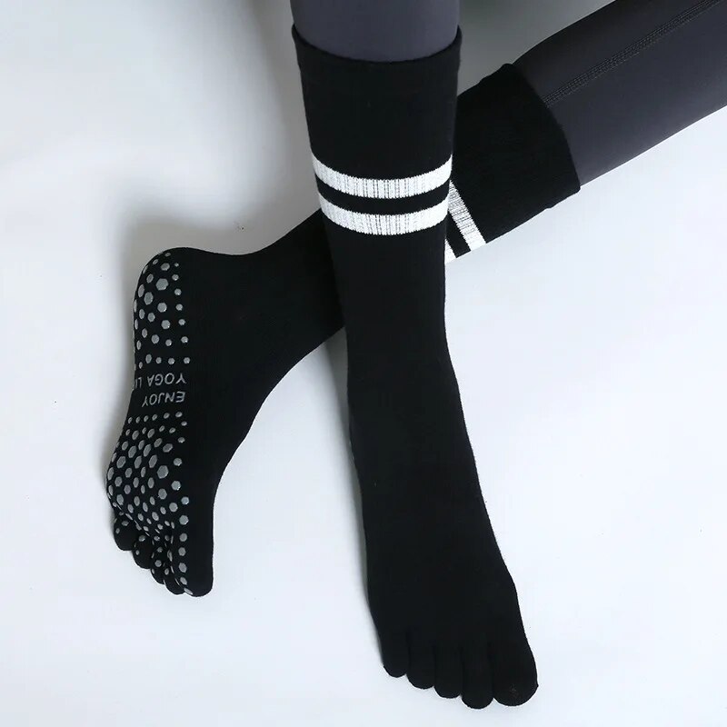 Mulheres respirável meias de y - Pilates Yoga Grip Socks avaliação e preço