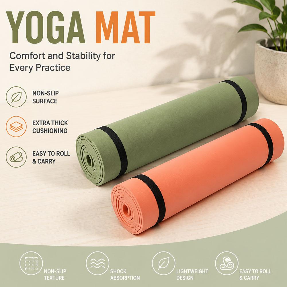 Tapete de ioga grosso antiderr - Pilates Yoga Shoes avaliação e preço