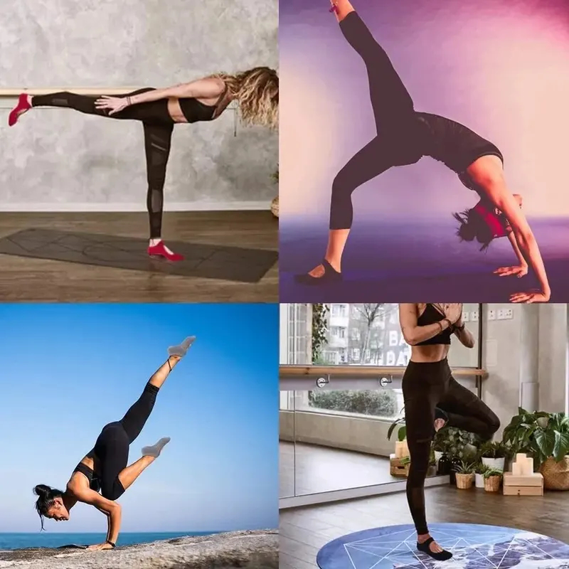 Meias de Yoga Antiderrapantes  - Pilates Yoga Fitness avaliação e preço